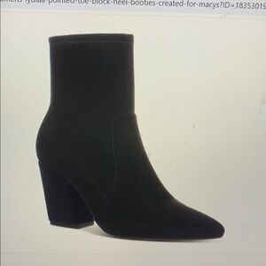On 34th Lydiaa Block Heel Booties Sz 10